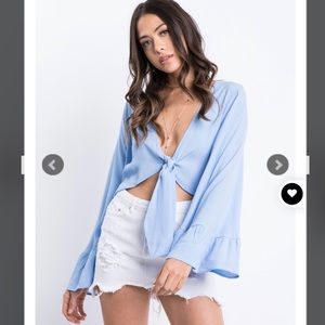 GRLFRND Rhoda Denim Mini
